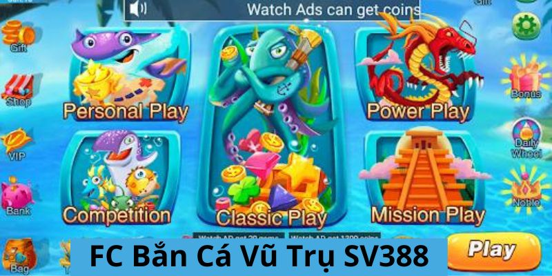 FC Bắn Cá Vũ Trụ SV388 - Game Online Đổi Thưởng Hấp Dẫn